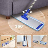 360 Degree rotation flat mop floor cleaning microfiber squeeze mop