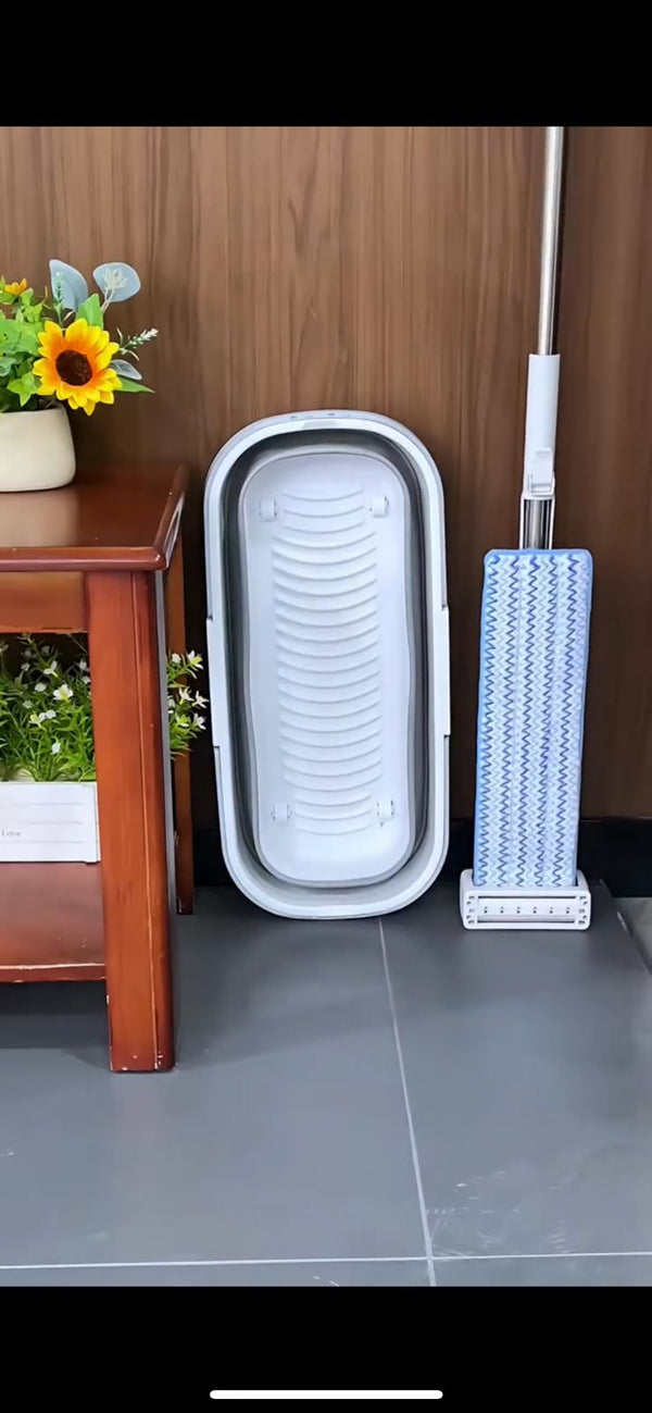 360 Degree rotation flat mop floor cleaning microfiber squeeze mop