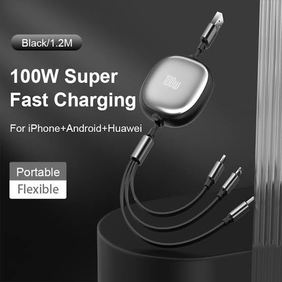JTP 3 IN 1 RETRACTABLE DATA CABLE
